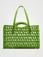 Le Troisième Embroidered Mesh Tote Bag