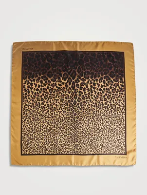 Silk Scarf In Animal Print