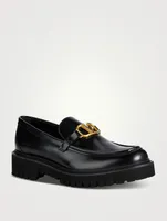 VLOGO Leather Loafers