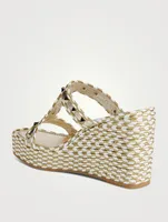 Torchon Platform Wedge Mules