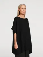 Wool Long Kaftan Top