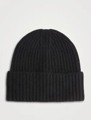 Cashmere Luxe Ribbed Beanie