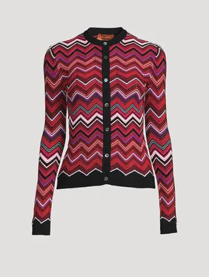 Chevron Knit Cardigan