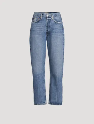 90s Mid-Rise Straight Jeans