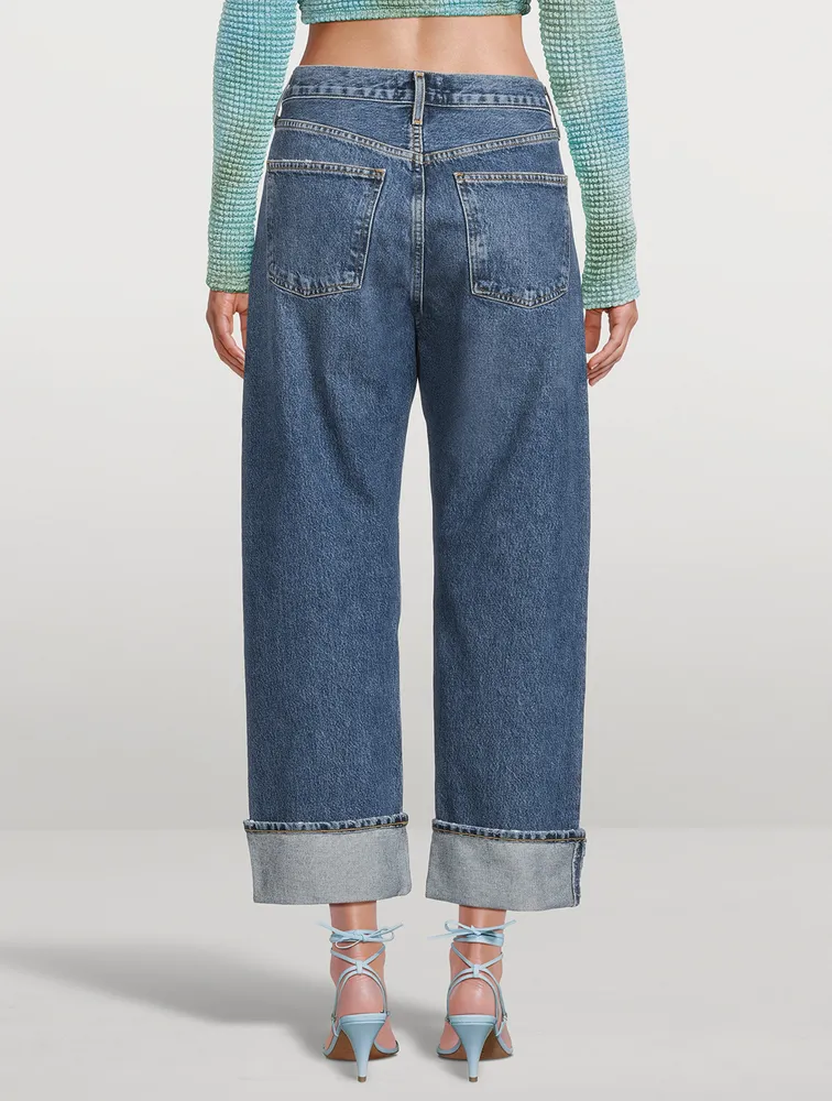 Fran Low-Slung Wide-Leg Jeans