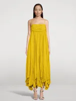 The Lally Silk Maxi Dress