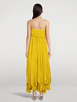 The Lally Silk Maxi Dress