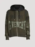 Wool Bomber Jacket With Hood