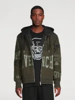 Wool Bomber Jacket With Hood