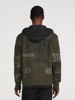 Wool Bomber Jacket With Hood