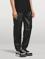 4G Leather Jogger Pants