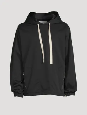 Nylon And Cotton Hoodie