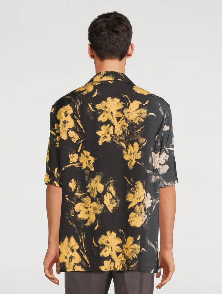 Short-Sleeve Shirt In Floral Print