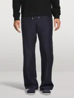 Wool-Blend Drawstring Pants