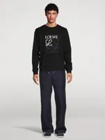 Wool-Blend Drawstring Pants