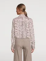 Cody Silk Shirt Leopard Print