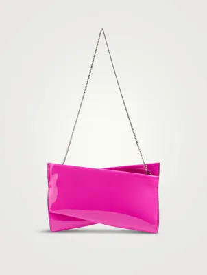 Small Loubitwist Patent Leather Clutch