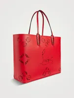 Cabata Loubinthesky Perforated Leather Tote Bag