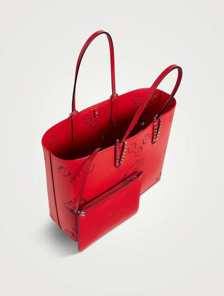 Christian Louboutin Cabata Leather Loubinthesky Perforated Tote