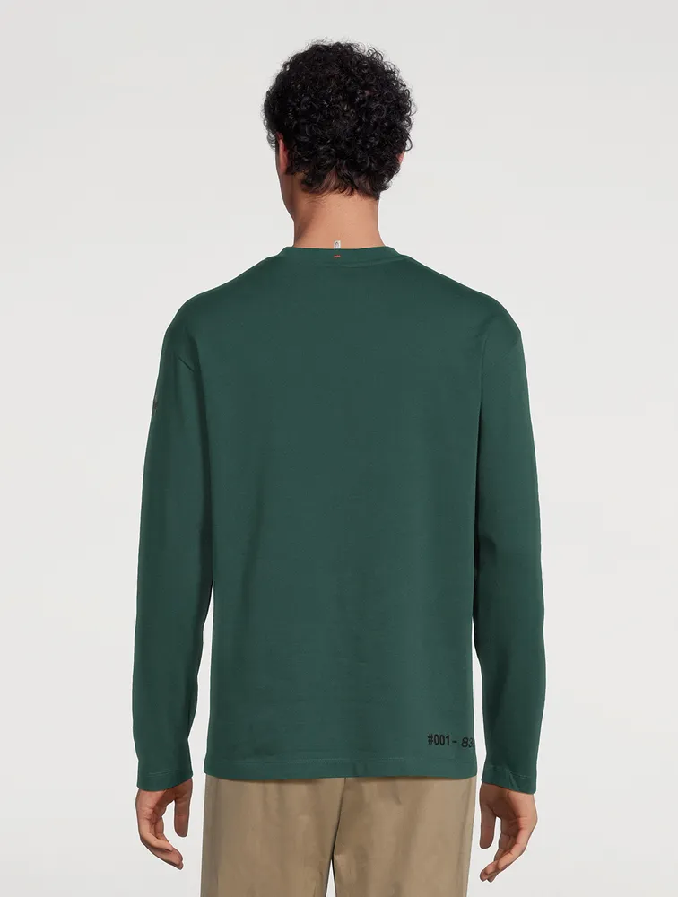 Cotton Logo Long-Sleeve T-Shirt