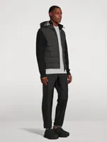 Wool And Nylon Down Jacket With Hood