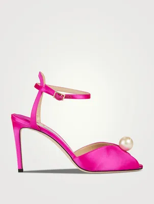 Sacora 85 Satin Heeled Sandals