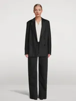 Donau Double-Breasted Wool Blazer