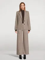 Smocked Mockneck Sweater
