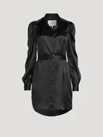 Gillian Silk Shirt Dress