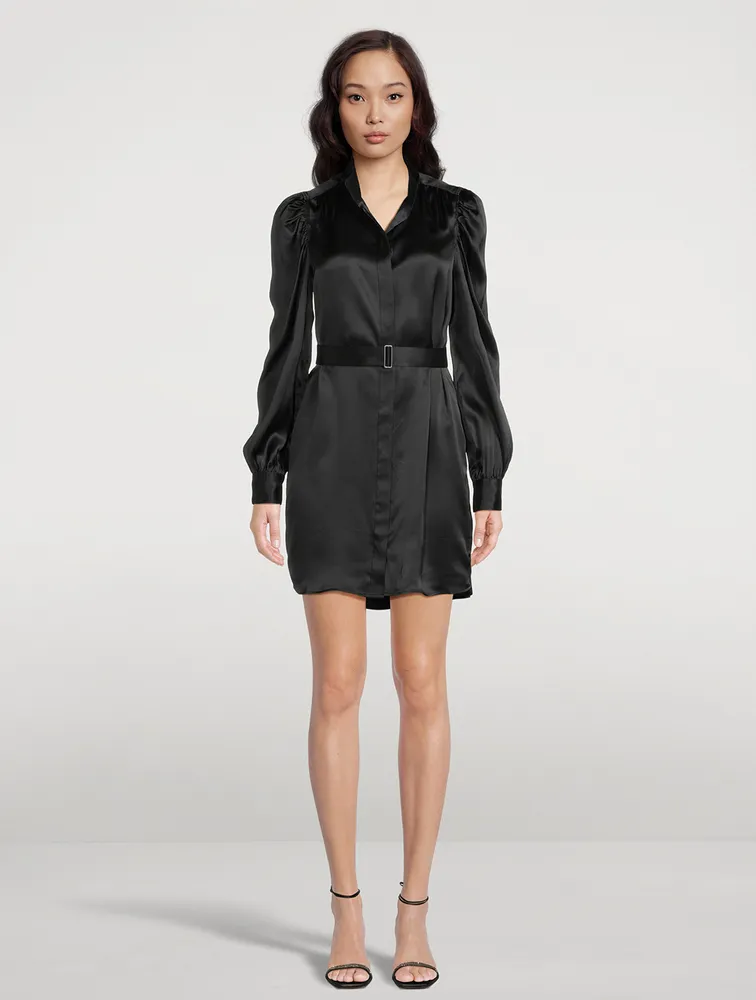 Gillian Silk Shirt Dress