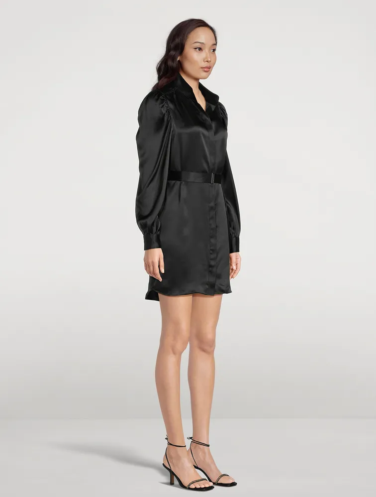 Gillian Silk Shirt Dress