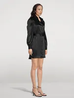 Gillian Silk Shirt Dress