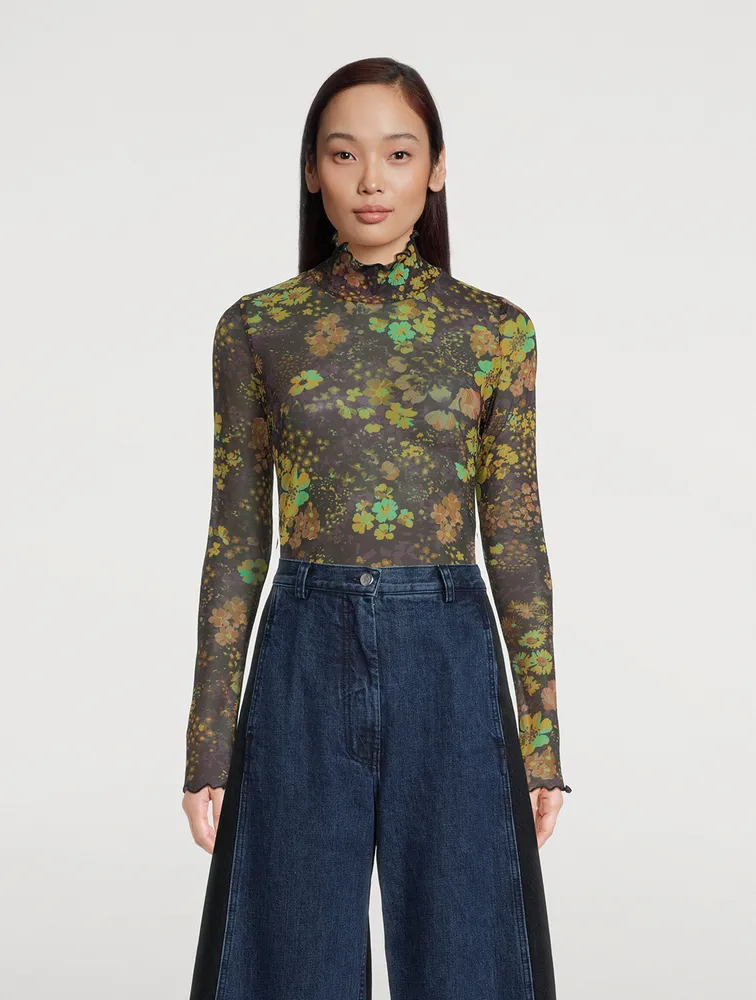 Recall Top Floral Print