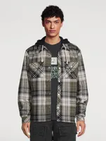 Flannel Check Jersey Jacket