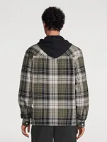 Flannel Check Jersey Jacket