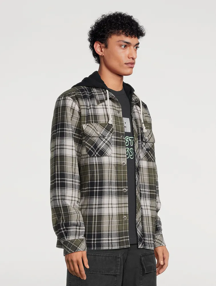 Flannel Check Jersey Jacket
