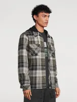 Flannel Check Jersey Jacket