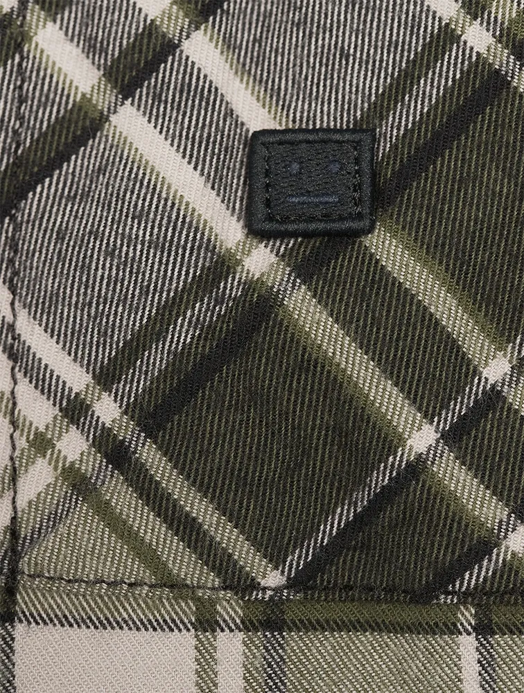 Flannel Check Jersey Jacket