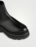 Carter Leather Platform Chelsea Boots