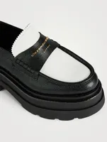 Carter Leather Platform Loafers