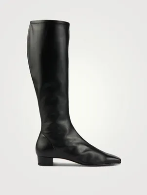 Edie Leather Knee-High Boots