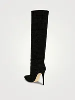 Holly Stiletto Leather Knee-High Boots