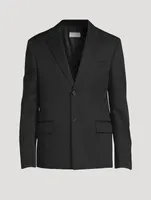 Wool Single-Breasted Jacket