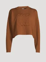 Anagram Cropped Sweater