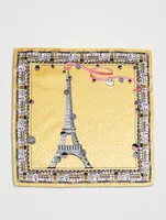 Tour Eiffel Noël Silk Scarf