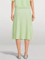 Tiara Cashmere Midi Skirt