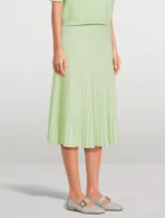 Tiara Cashmere Midi Skirt