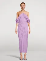 Off-The-Shoulder Midi Dress