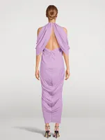 Off-The-Shoulder Midi Dress