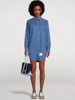 Cotton Flannel Shirt Dress